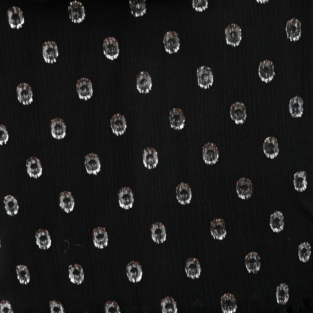 Robert Rodriguez 8 Silk Metallic Dot Mini Dress - Picture 7 of 11